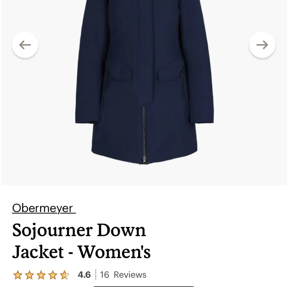 Obermeyer Women's Deep Purple Ski Jacket - Picture 8 of 8